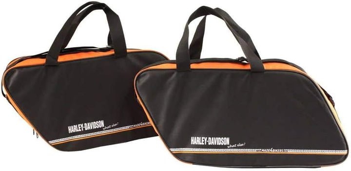 made4bikers: Bedruckte Koffer Innentaschen passend für Harley-Davidson Road King sowie Road-, Street