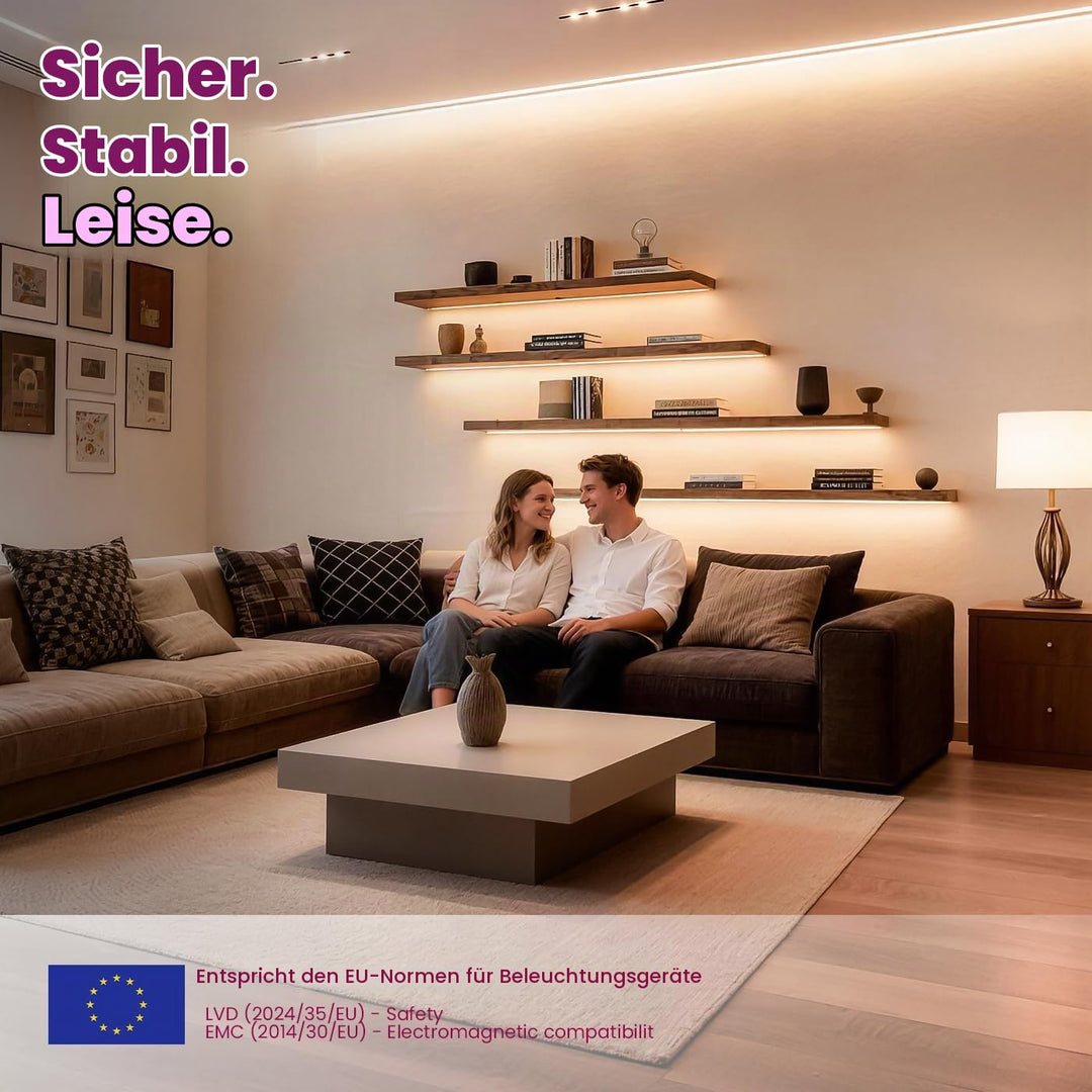 illuburg LED Trafo 24V 40W Dimmbar DALI Push 0-10V Flickerfree LED Netzteil Treiber Driver Power Sup