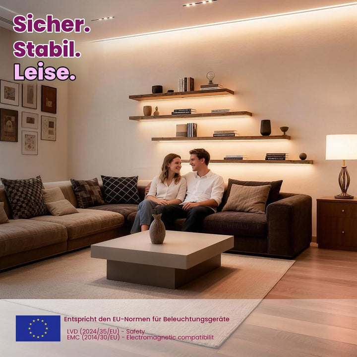 illuburg LED Trafo 24V 40W Dimmbar DALI Push 0-10V Flickerfree LED Netzteil Treiber Driver Power Sup