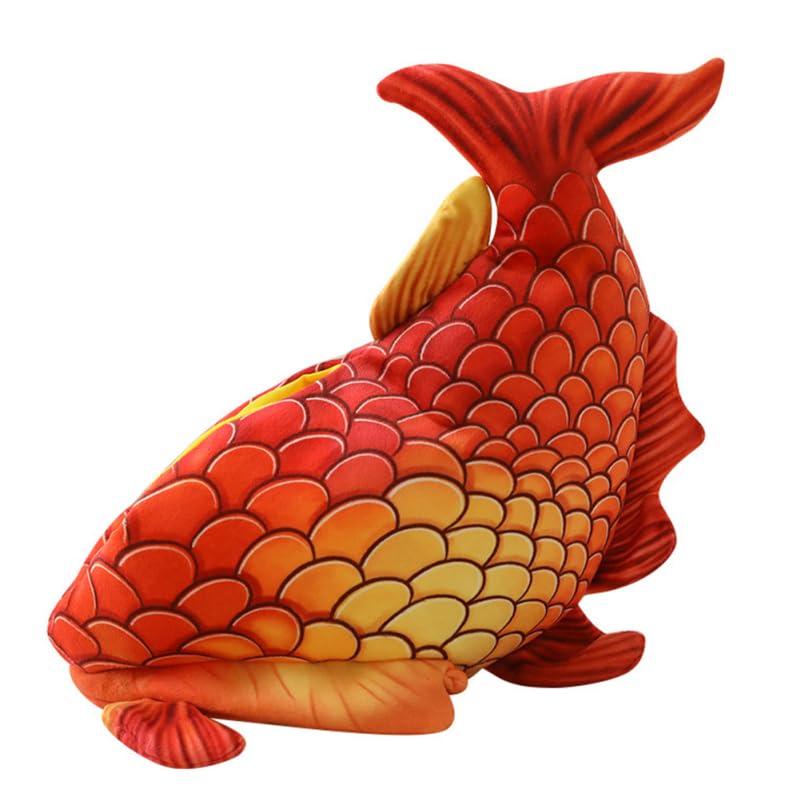 minkissy 1 Stück Funky Fischkopf Hut für Kreative Halloween Kopfbedeckung Weiches Material für Party