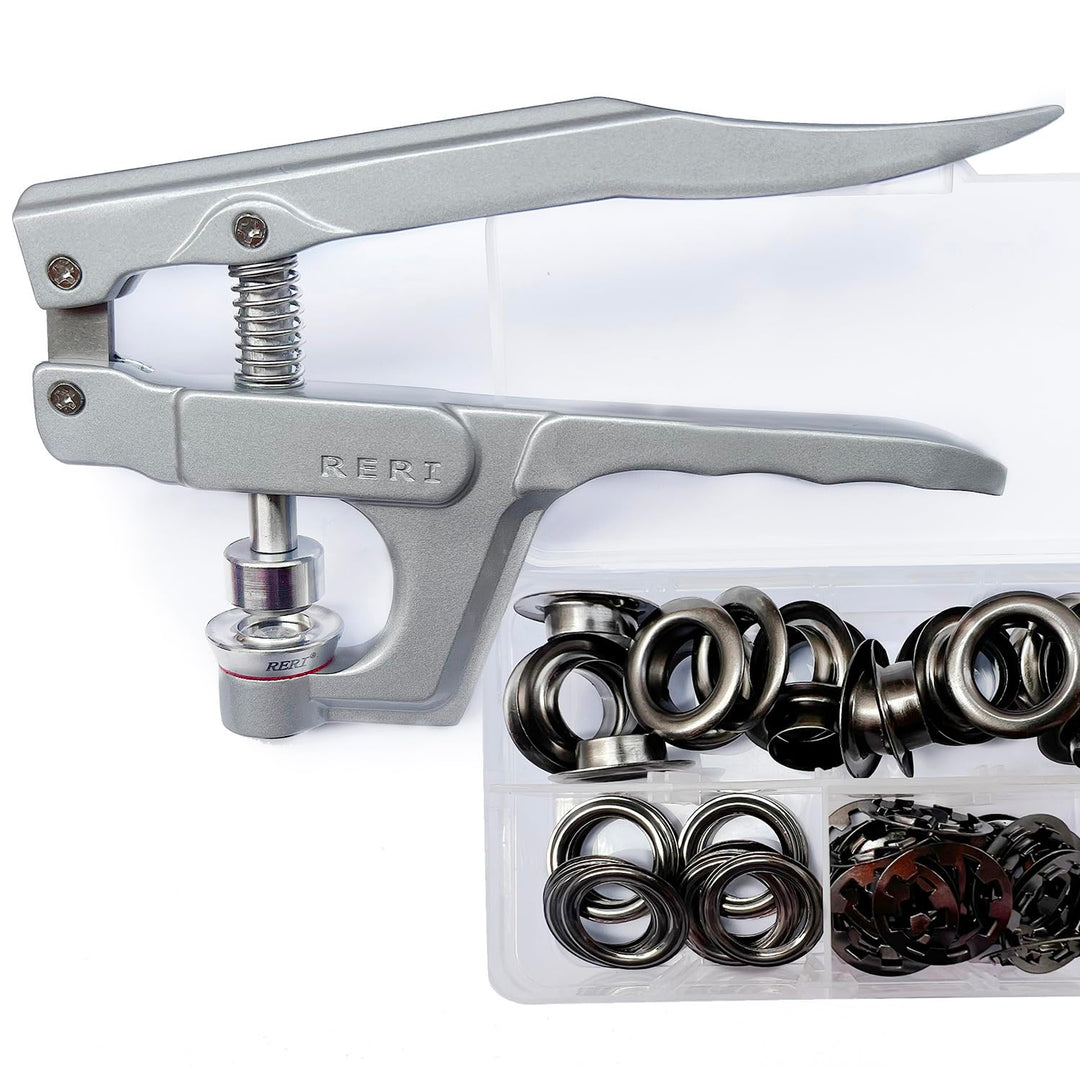 Ösenzange set Aussenwerbung Ösen Set mit Werkzeug Schwarz Φ14mm Ösen-Set Ösen-Set mit Ösen-Einstellw