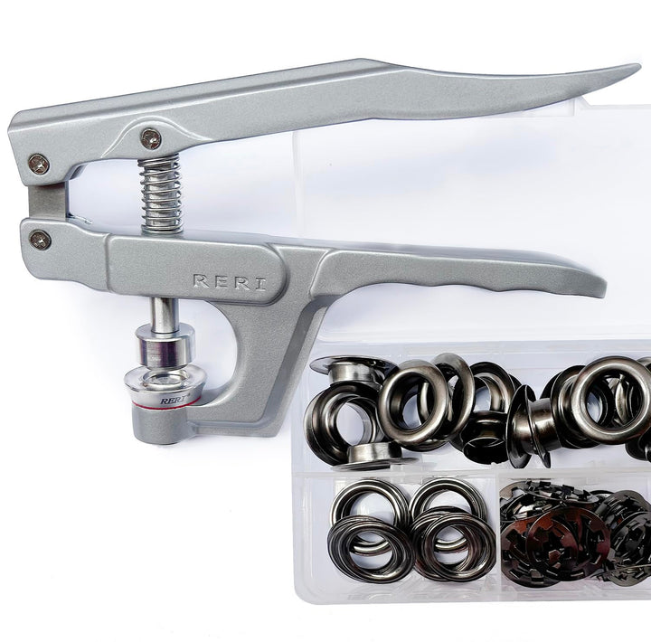 Ösenzange set Aussenwerbung Ösen Set mit Werkzeug Schwarz Φ14mm Ösen-Set Ösen-Set mit Ösen-Einstellw