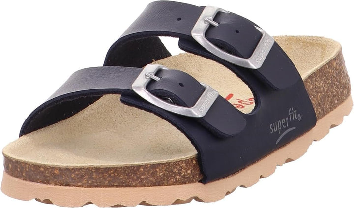 Superfit FUSSBETTPANTOFFEL Hausschuhe 1-800111 Jungen 24 EU Blau 8000, 24 EU Blau 8000