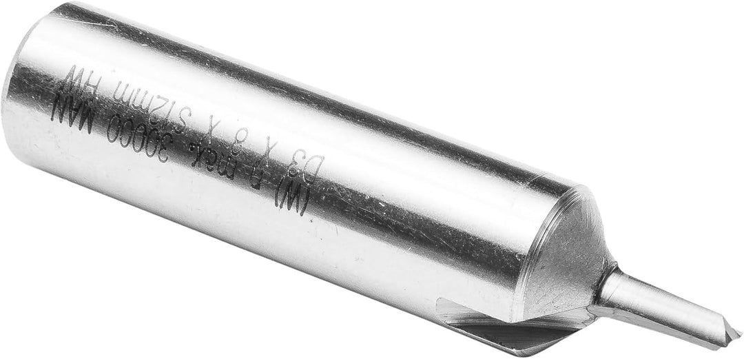 ENT 10502 Nutfräser VHW, Schaft (S) 12 mm, Durchmesser (D) 3 mm, NL 8 mm, SL 40 mm, GL 52 mm, mit VH