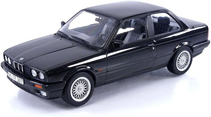Norev 183203 BMW 325i 1988 Black metallic 1:18 Miniatur, Mehrfarbig, 1/18e