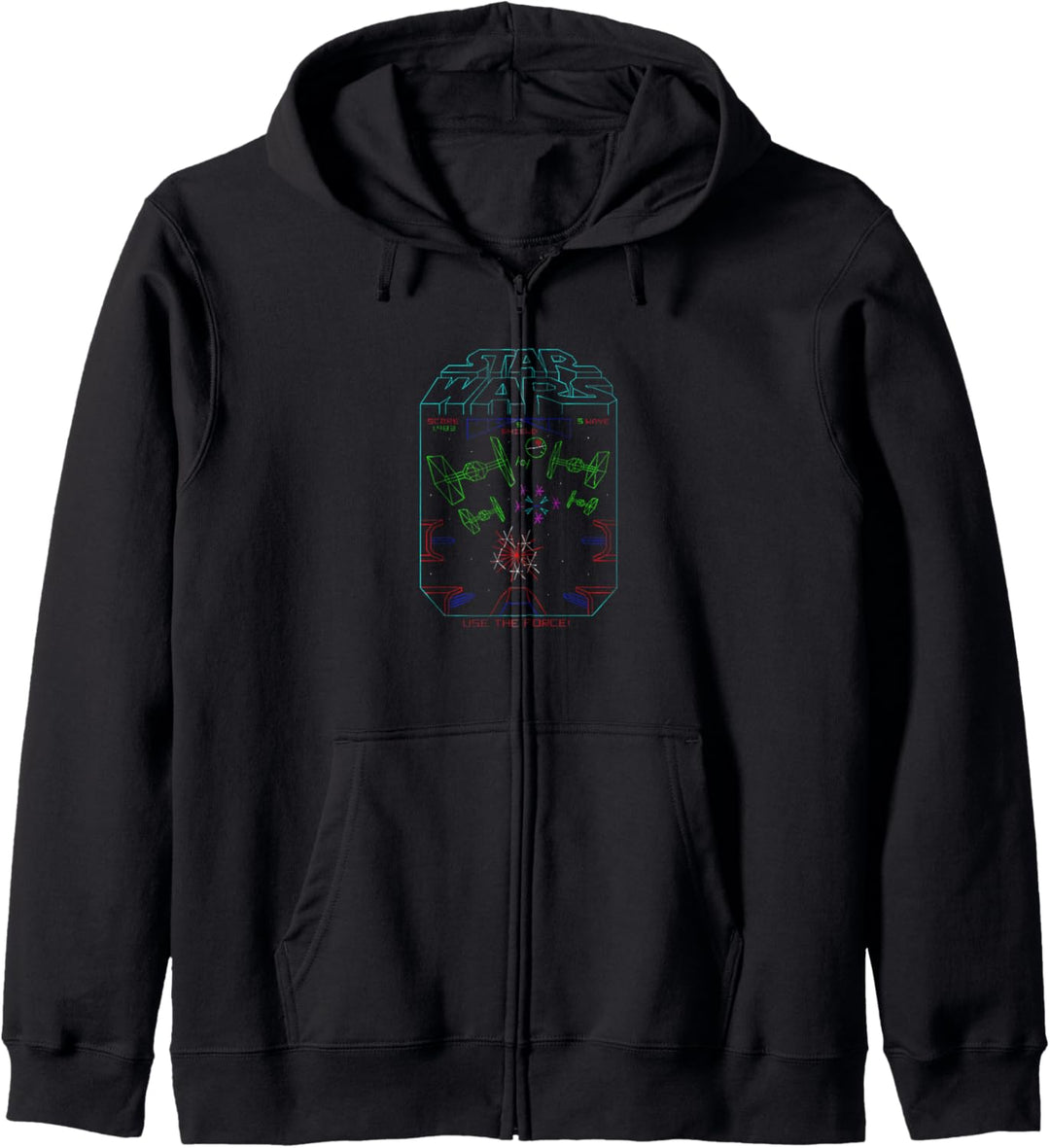 Star Wars Space Fight Vintage Arcade Kapuzenjacke