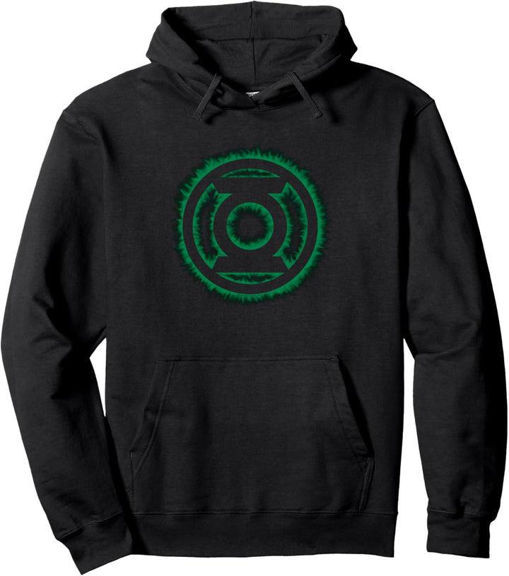 Green Lantern Green Flame Logo Pullover Hoodie