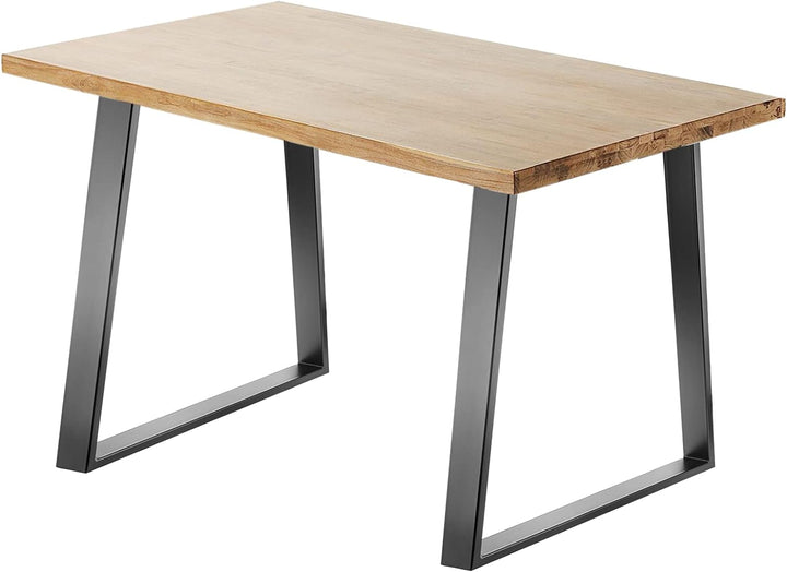 PrimeMatik - Tischbeine rechteckig aus Stahl 700 x 85 x 730 mm 2-Pack