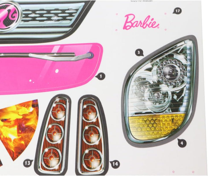 Barbie Replacement Parts Camper Playset - FBR34 ~ Replacement Labels / Stickers ~ Set B