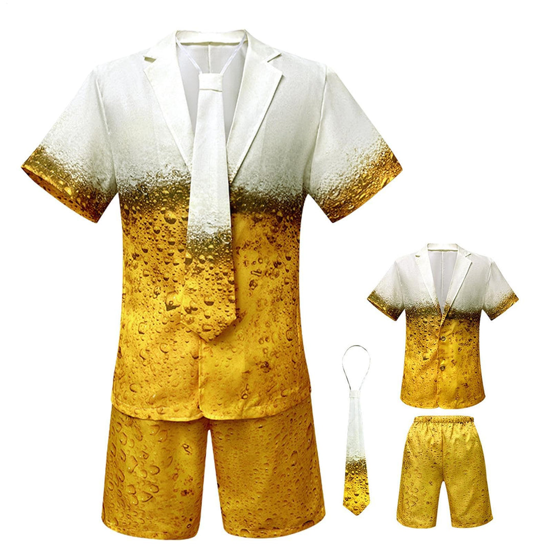 Generisch Bier Anzug Retro Kostüm Trainingsanzug, Herren Jogginganzug Für, Motto Party, Fasching, Ka