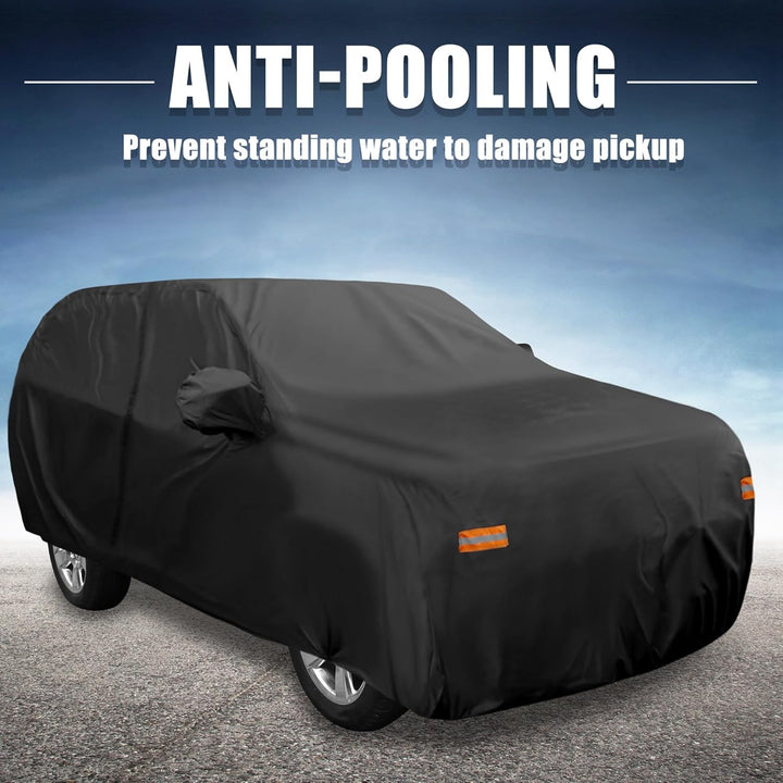 X AUTOHAUX Autoabdeckung SUV Auto Abdeckung Atmungsaktiv,Wasserdicht Auto Abdeckplane für Chevrolet