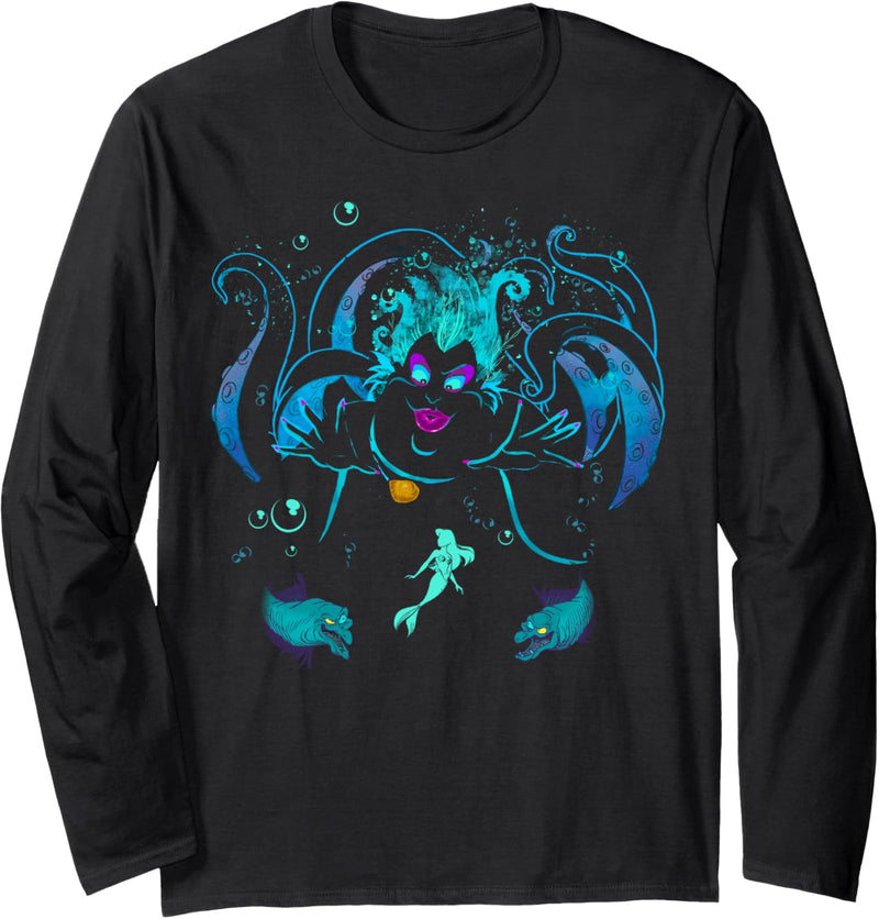 Disney The Little Mermaid Ursula Flotsam And Jetsam Langarmshirt