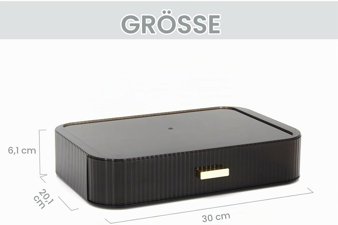 Makeup Organizer Schubladen stapelbar, Badezimmer Eitelkeit Veranstalter und Lagerung, ideal für Kos