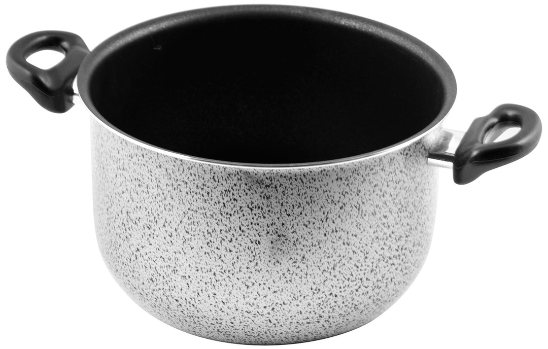 Home Salt N'Pepper Antihaftpfanne, Aluminium, 17 Liter, Schwarz/Grau, 24 cm 17 Litres Schwarz / Hell