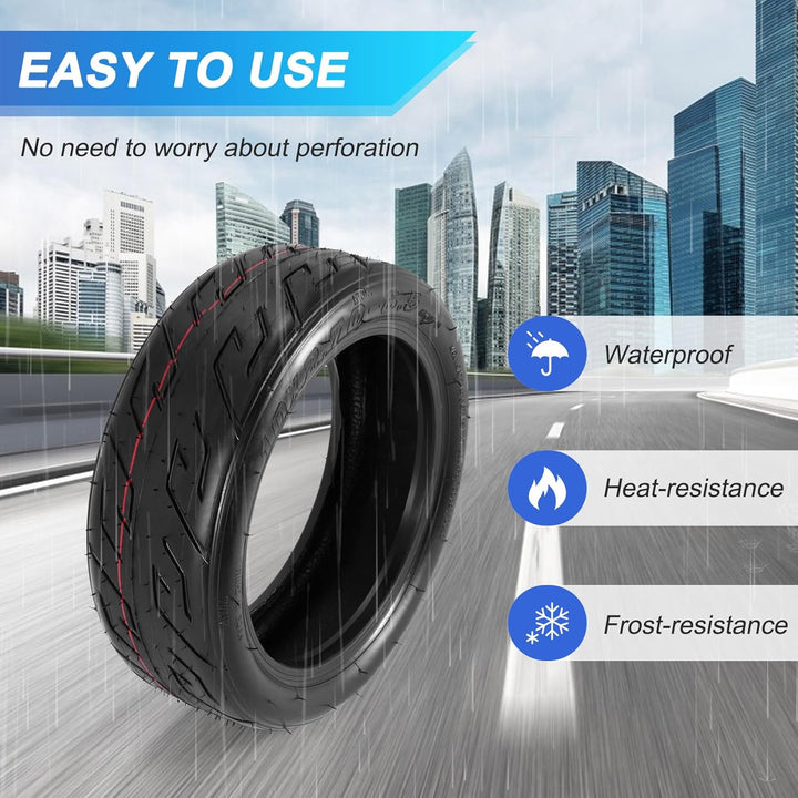 10X2.70-6.5 Vakuumreifen für Balanced Scooter, 10 Escooter Roller Reifen, Ersetzt den Originalen Sch