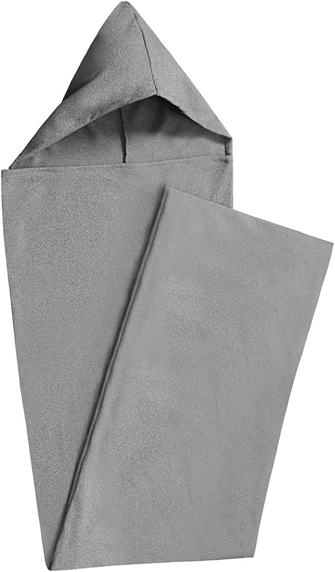 Alide Sleep Pod, grauer, tragbarer Kompressionsschlafsack mit 360°-Wickelfunktion, 185 x 50 cm gross