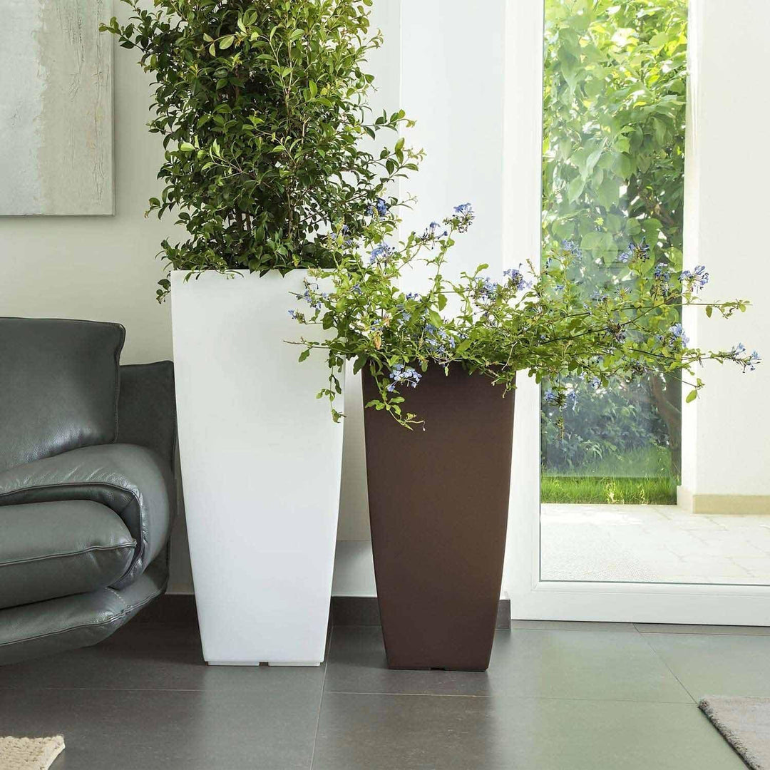 TEKCNOPLAST V0146 Vase, violett, 33 x 33 - H 70 cm cm 33 x 33  - H 70 cm.. Violett, cm 33 x 33  - H