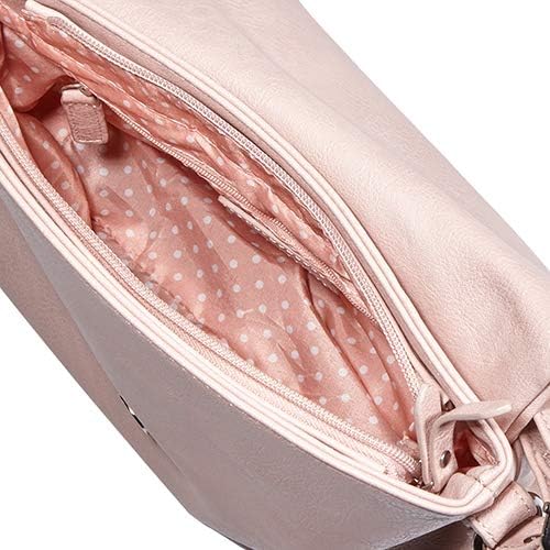 TOM TAILOR bags Lari Damen Umhängetasche Crossbody Bag 26,5 x 5 x 21 Light Rose, 26,5 x 5 x 21 Light
