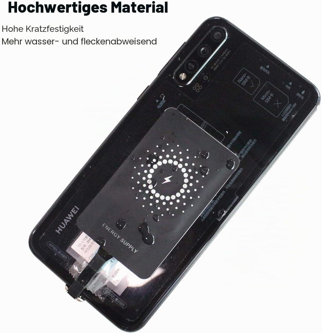 MyMax Superschneller 1300mA Typ C Qi kabelloser Ladeempfänger und Adapter für Google Pixel, Samsung,