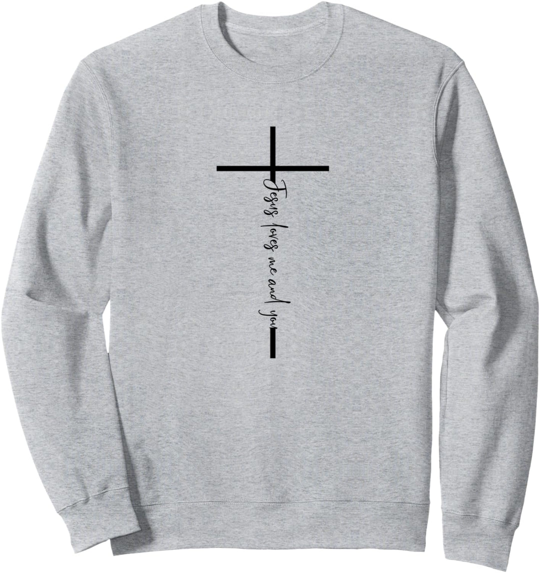 Jesus Kreuz Gott Christliche Geschenk für Christen Kirche Sweatshirt