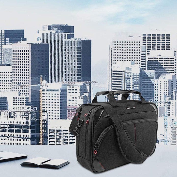 KROSER Laptop Tasche 15,6 Zoll Business Tasche Laptop Umhängetasche Wasserabweisend Schultertasche D