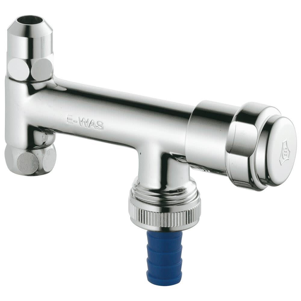 GROHE WAS Ventil Eckfix (3/8 Zoll, langlebige Oberfläche, Sicher gegen Rückfliessen), chrom, 4103000