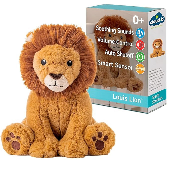 Cloud b Soothing Sound Machine | Cuddly Stuffed Animal | 4 White Noise and 4 Lullabies | Auto-Shutof