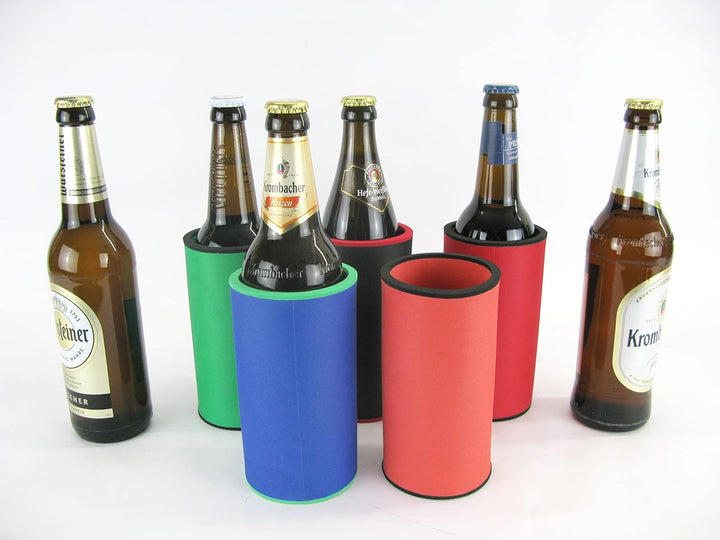Bunte Mischung - 5er Set Getränkekühler 0,5l Flasche - Bierkühler - Neoprenkühler - passgenau ~Flasc