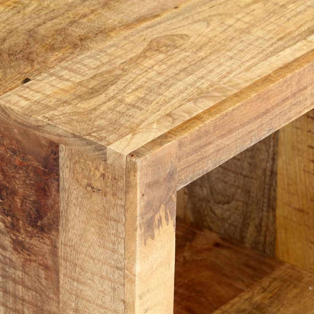 vidaXL Mangoholz Massiv TV Schrank mit 2 Schubladen 1 Fach TV Möbel Tisch Board Lowboard Fernsehtisc