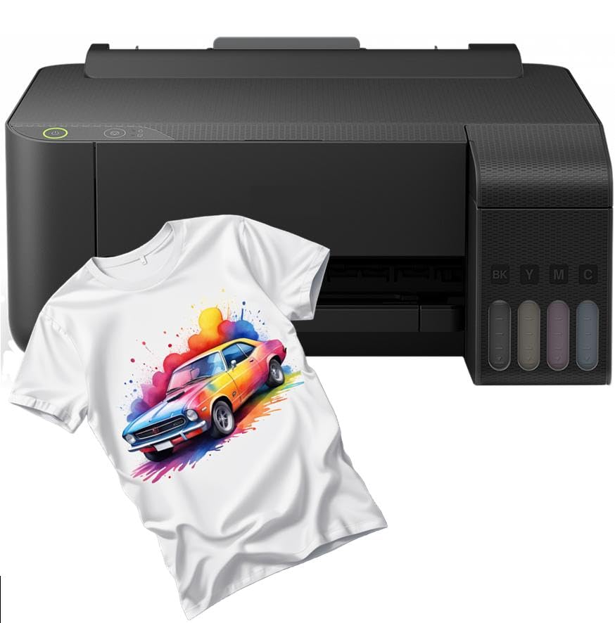 Start060 - A4 DTF Drucker für helle Baumwollstoffe, Polyester und Mischgewebe