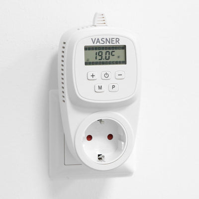 VASNER Universal-Thermostat VUT35 – das programmierbare Steckdosen-Thermostat 3 Schnellwahlsets Fros