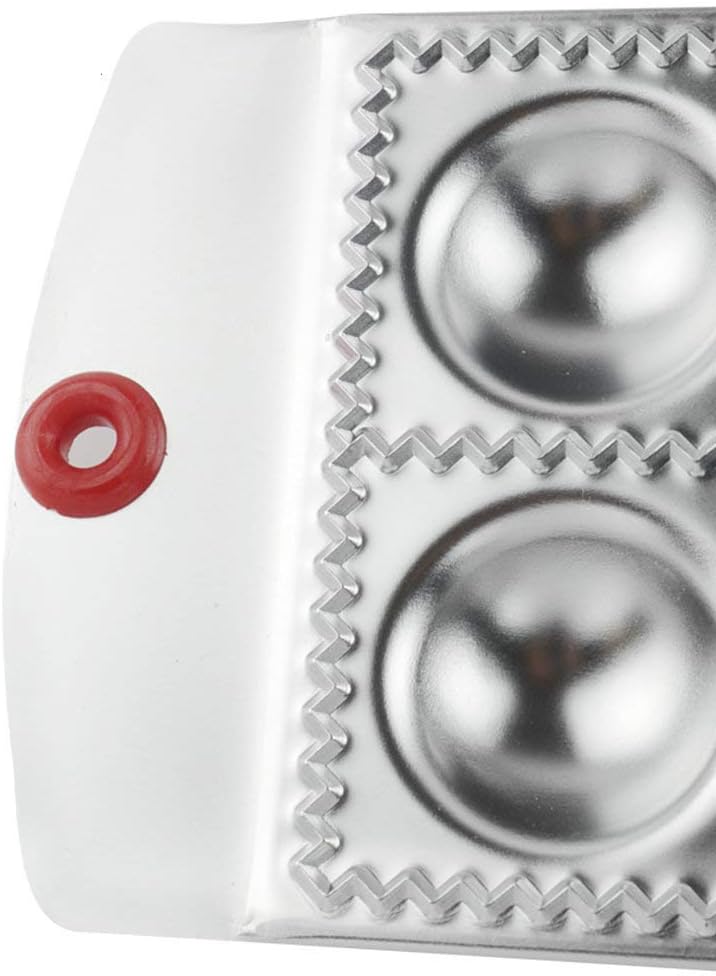 Hochwertigen Edelstahl Ravioli Ausstechformen mit Nudelholz, FantasyDay 2er Set Knödel-Hersteller Pi