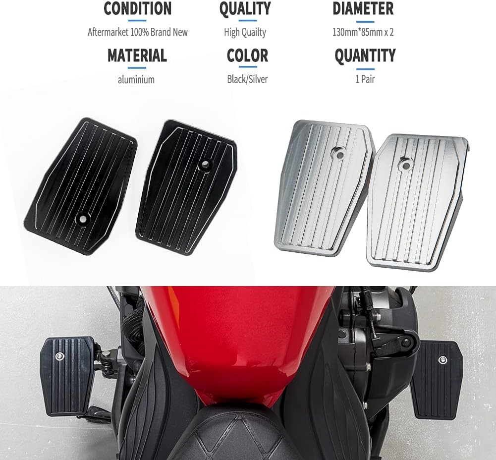 TAZGANTAX Fussstütze kompatibel mit Ho-nda CMX500 Rebel CMX 500 300 Rebel 500 Zubehör 2017 2018 2019