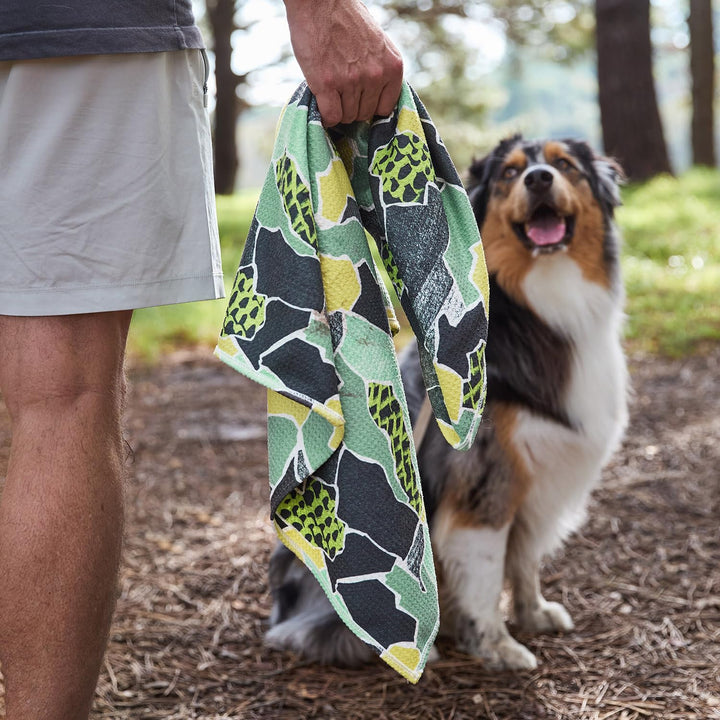 Dock &amp; Bay Hundehandtuch - Besonders saugfähig und schnell trocknendes Handtuch mit Tragetasche - 10