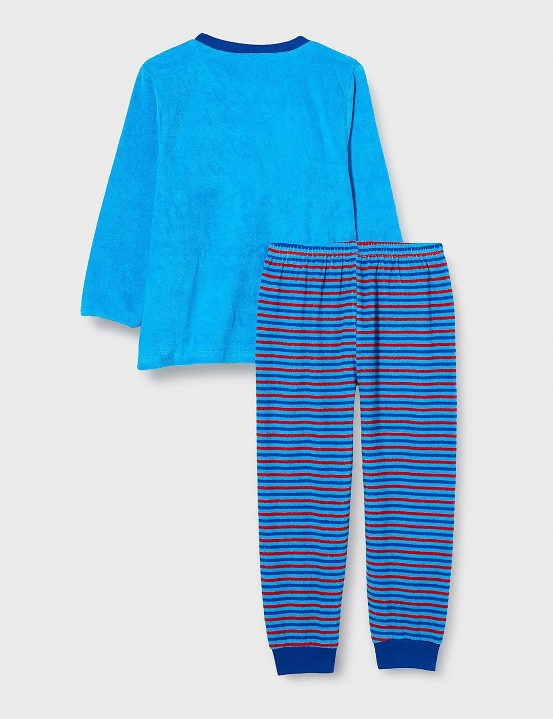 Playshoes Unisex Kinder Frottee Schlafanzug Zweiteilig Pyjama-Set (1er Pack) 92 Blau, 92 Blau