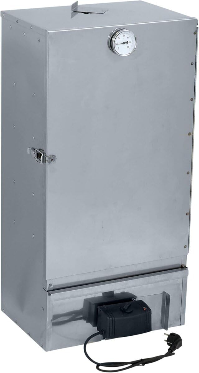 Massiver Edelstahl Räucherofen/Räucherschrank - 80 cm Höhe - in Deutschland gefertigt + Elektro Set