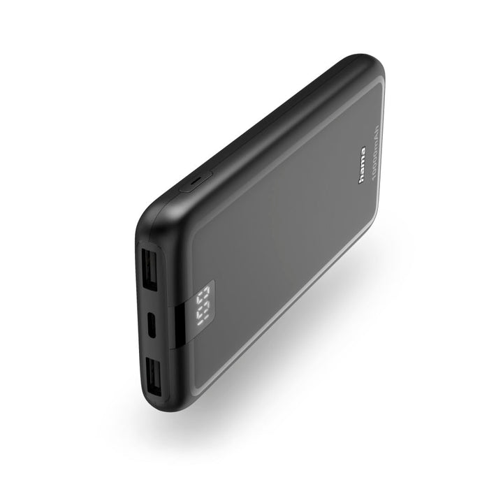 Hama Powerbank Performance 10 10000mAh (externer Akku mit 1x USB C + 2x USB A, Power Pack zertifizie