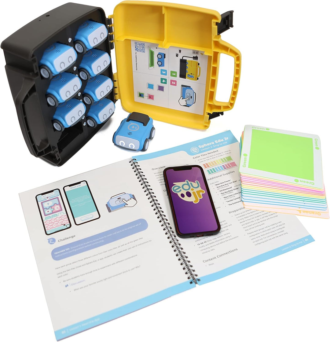 Sphero Indi Klassenzimmer Pack (8 indis): Bildschirmloses Mint-Roboterspielzeug für Kinder ab 4 Jahr