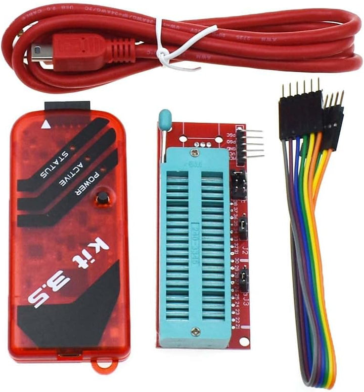 Reland Sun 1 Set Pickit 2 3 3,5 Programmierer + PIC-Programmieradapter, Universal-Programmierersitz