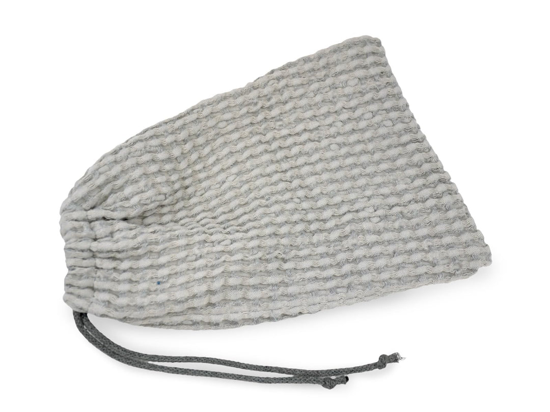 beties - PUR.NATURE - Sauna Kühlbeutel ca.16x25 mit Zugband; PREMIUM-Halbleinen Qualität (europäisch