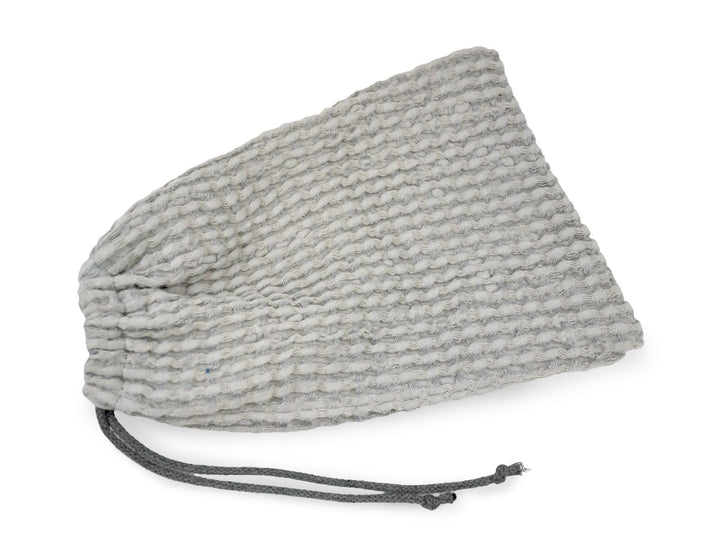 beties - PUR.NATURE - Sauna Kühlbeutel ca.16x25 mit Zugband; PREMIUM-Halbleinen Qualität (europäisch