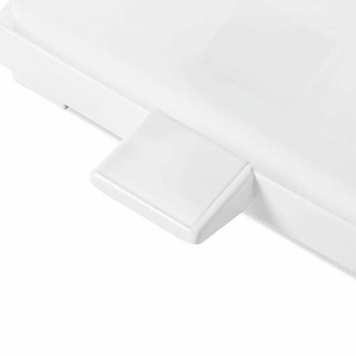 Rubbermaid Commercial Products 12gal The Defenders Steel Step Trash Can with Plastic Liner - White 4