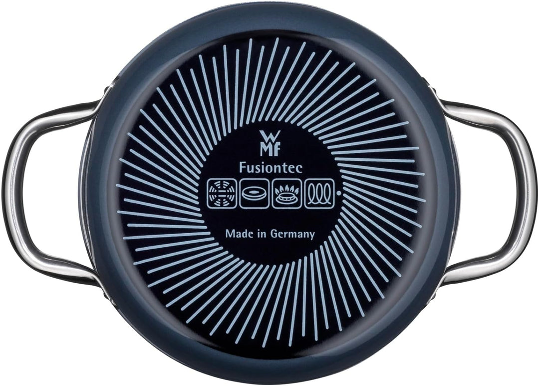 WMF Fusiontec Inspire Kochtopf gross, 20 cm, Glasdeckel, Bratentopf Induktion, 2,4l, High-Tech Keram