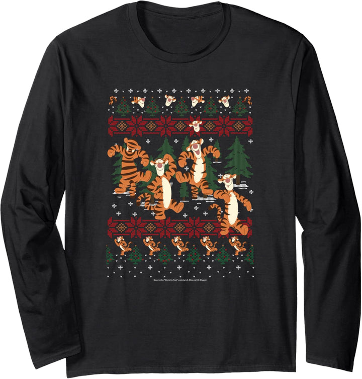 Disney Winnie The Pooh Tigger Ugly Christmas Sweater Langarmshirt