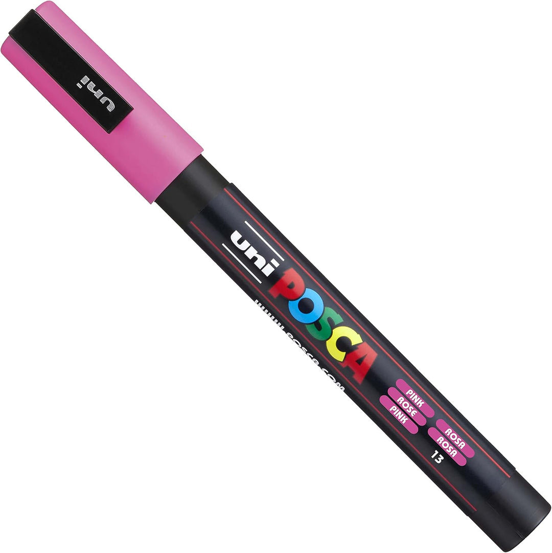 posca Uni PC-3M Farbstifte, Rot, 8 Stück in Geschenkbox, Rottöne