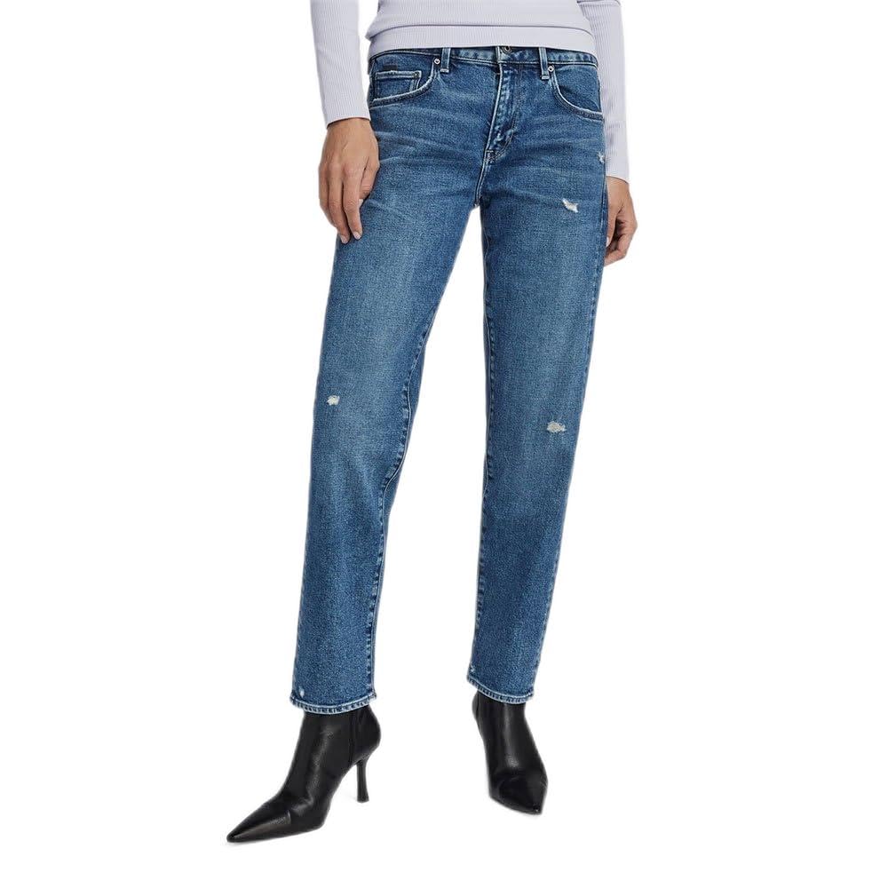 G-STAR RAW Damen Kate Boyfriend Jeans 29W / 30L Blau (Antique Faded Orinoco Blue Destroyed D15264-c0
