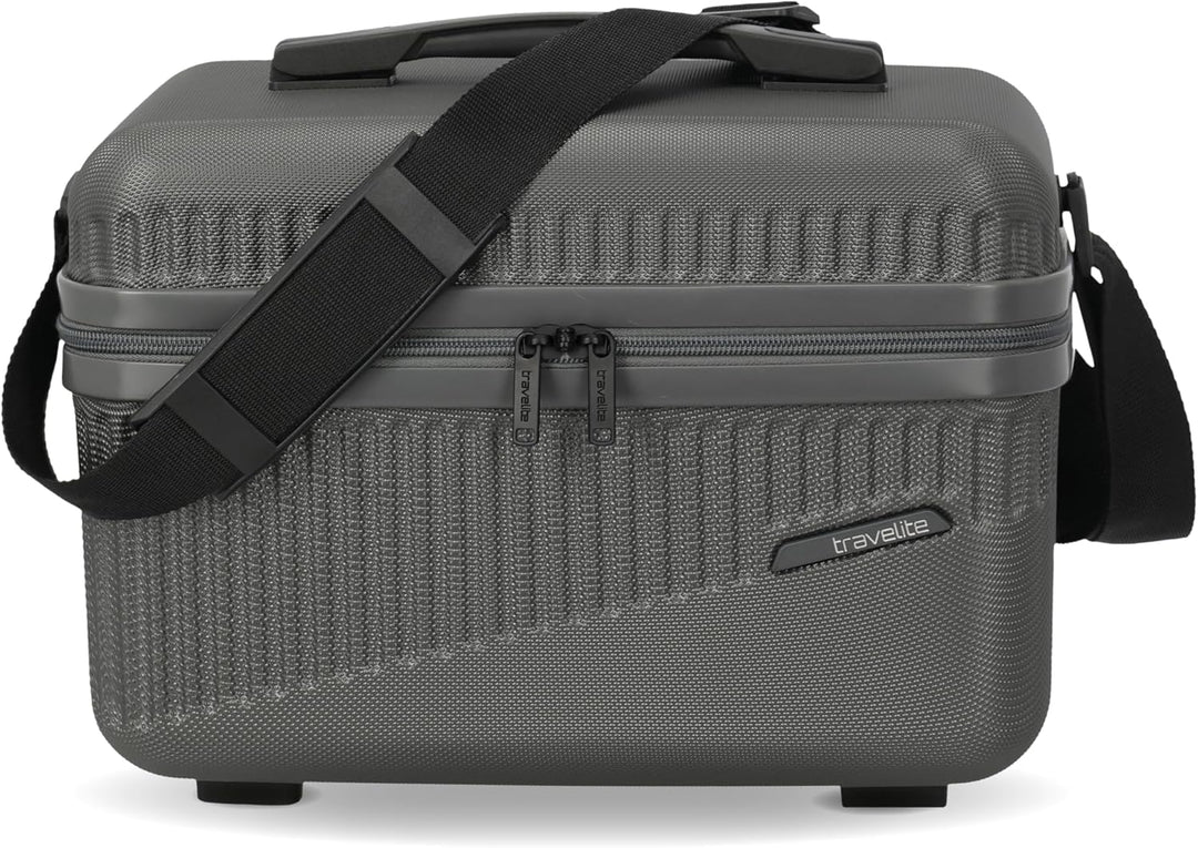travelite Beautycase Hartschale Handgepäck, Bali, Kosmetikkoffer mit Organizer -und Aufsteckfunktion