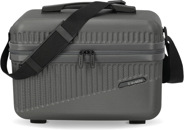 travelite Beautycase Hartschale Handgepäck, Bali, Kosmetikkoffer mit Organizer -und Aufsteckfunktion