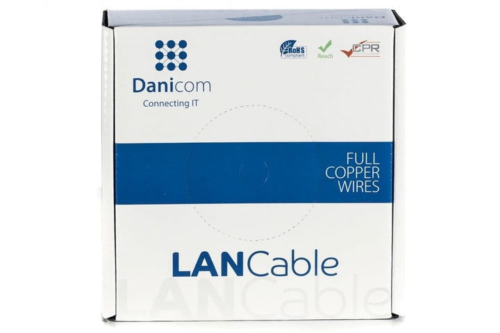 CAT5E FTP 50m Starrleiter - PVC (Eca) | POE, Ethernet, LAN, Patchkabel, Datenkabel, RJ45 - für Serve