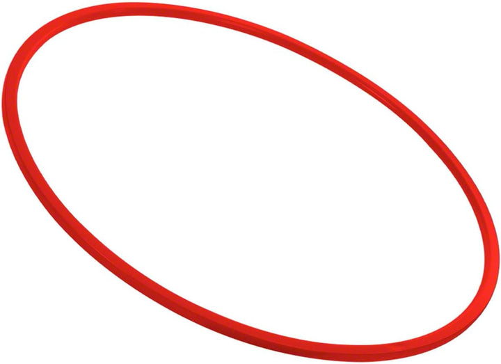Gymnastikreifen aus Kunststoff, 4er-Set, ø 60 cm Rot, Rot